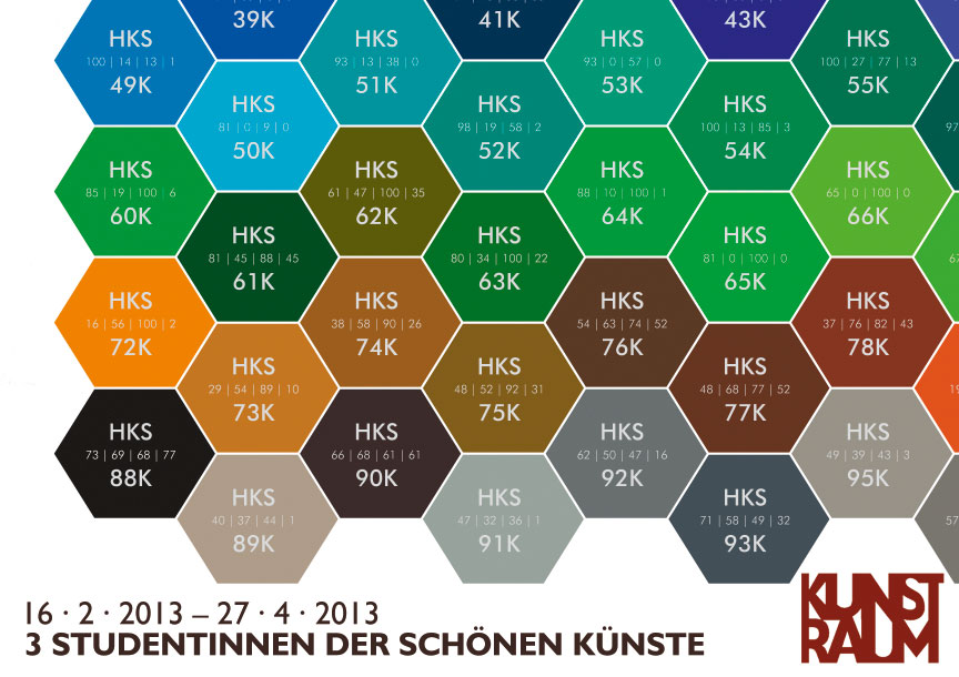 Ausstellung - 3 Studentinnen der schönen Künste