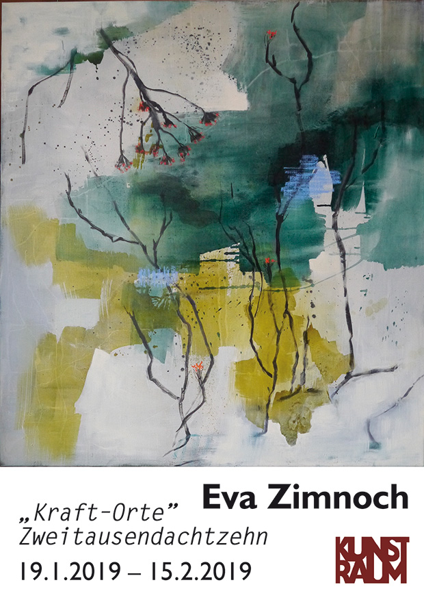 Ausstellungseröffnung - Eva Zimnoch - "Kraft-Orte" Zweitausendachtzehn