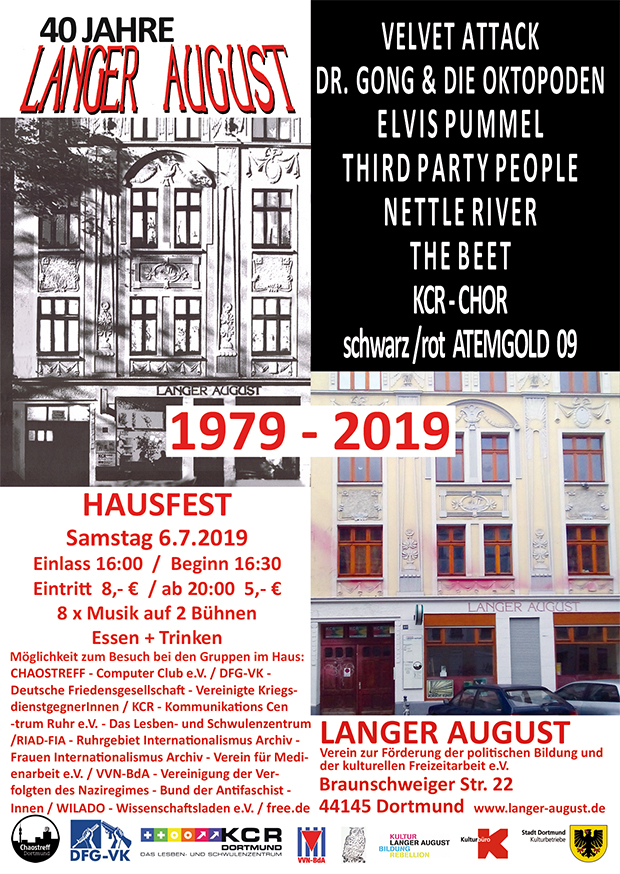 40 Jahre LANGER AUGUST 1979 - 2019