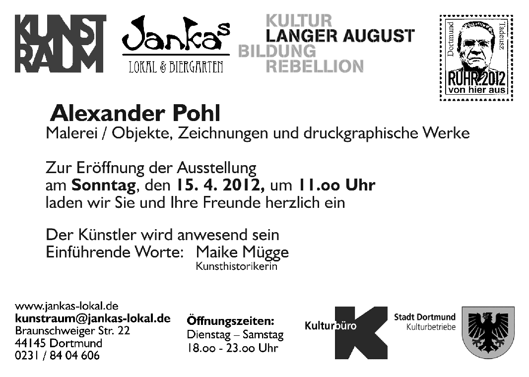 Ausstellung Alexander Pohl