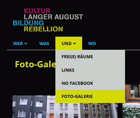 neues Feature - Foto-Galerie