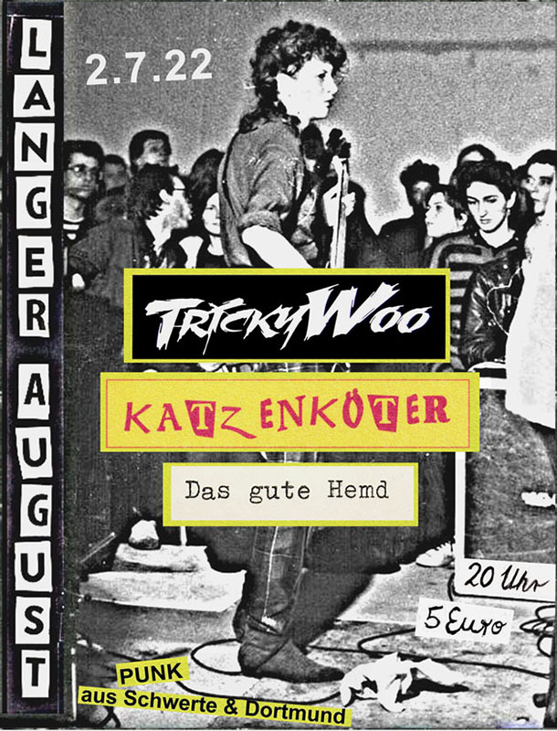 Plakat Punk-Konzert