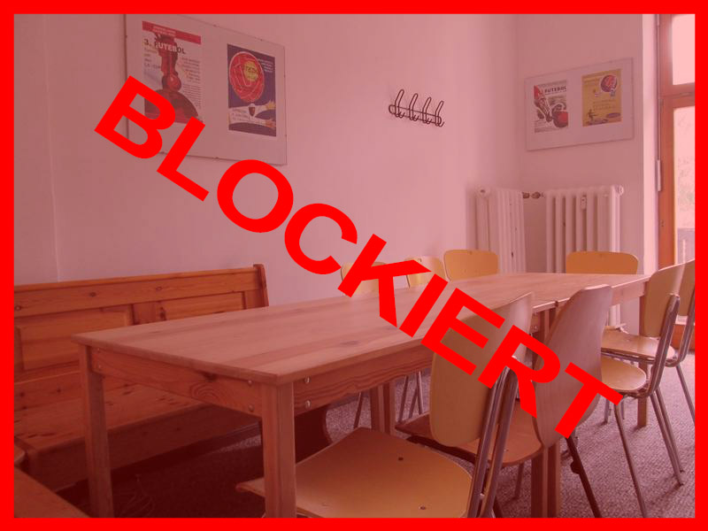 blockierter Gruppenraum