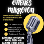 Plakat - offenes Mikro