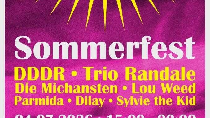 Plakat Sommerfest L.A.e.V.