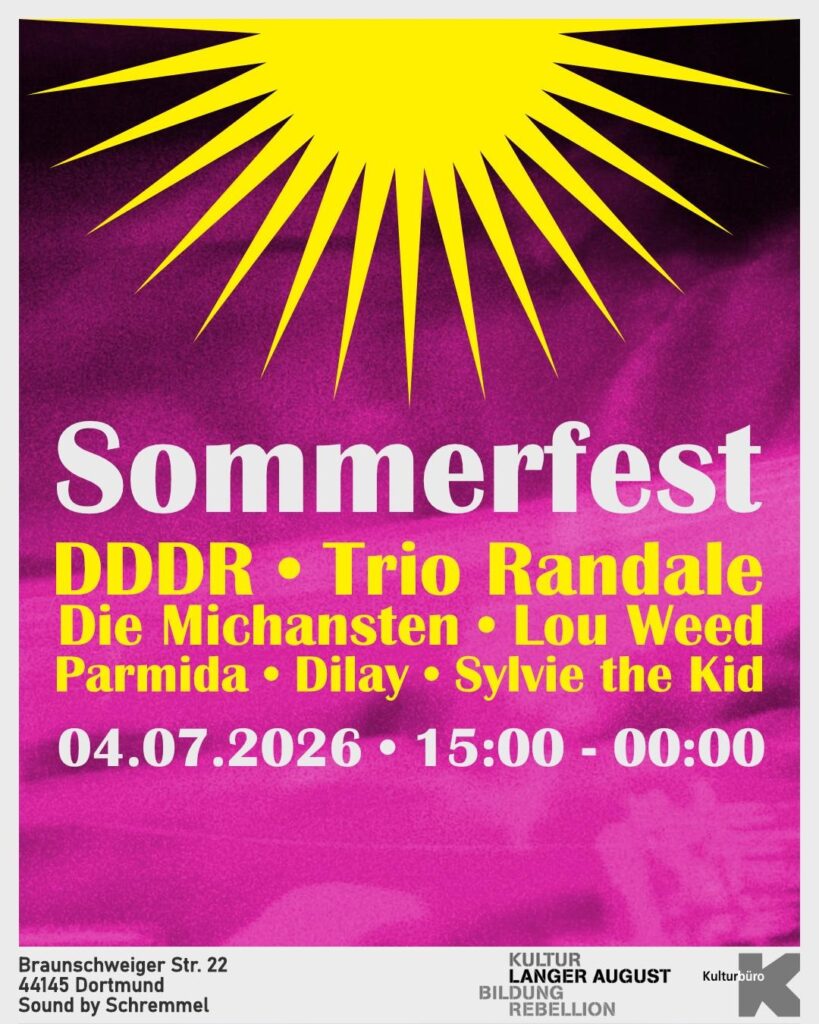 Plakat Sommerfest L.A.e.V.